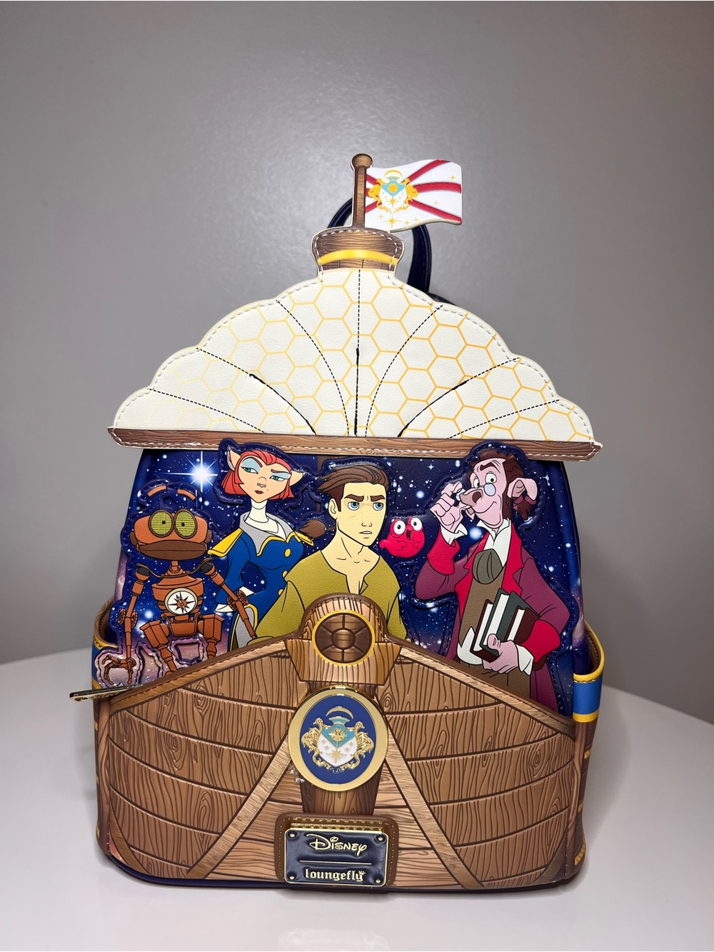 NWT Loungefly Disney Treasure Planet RLS Legacy Mini Backpack
